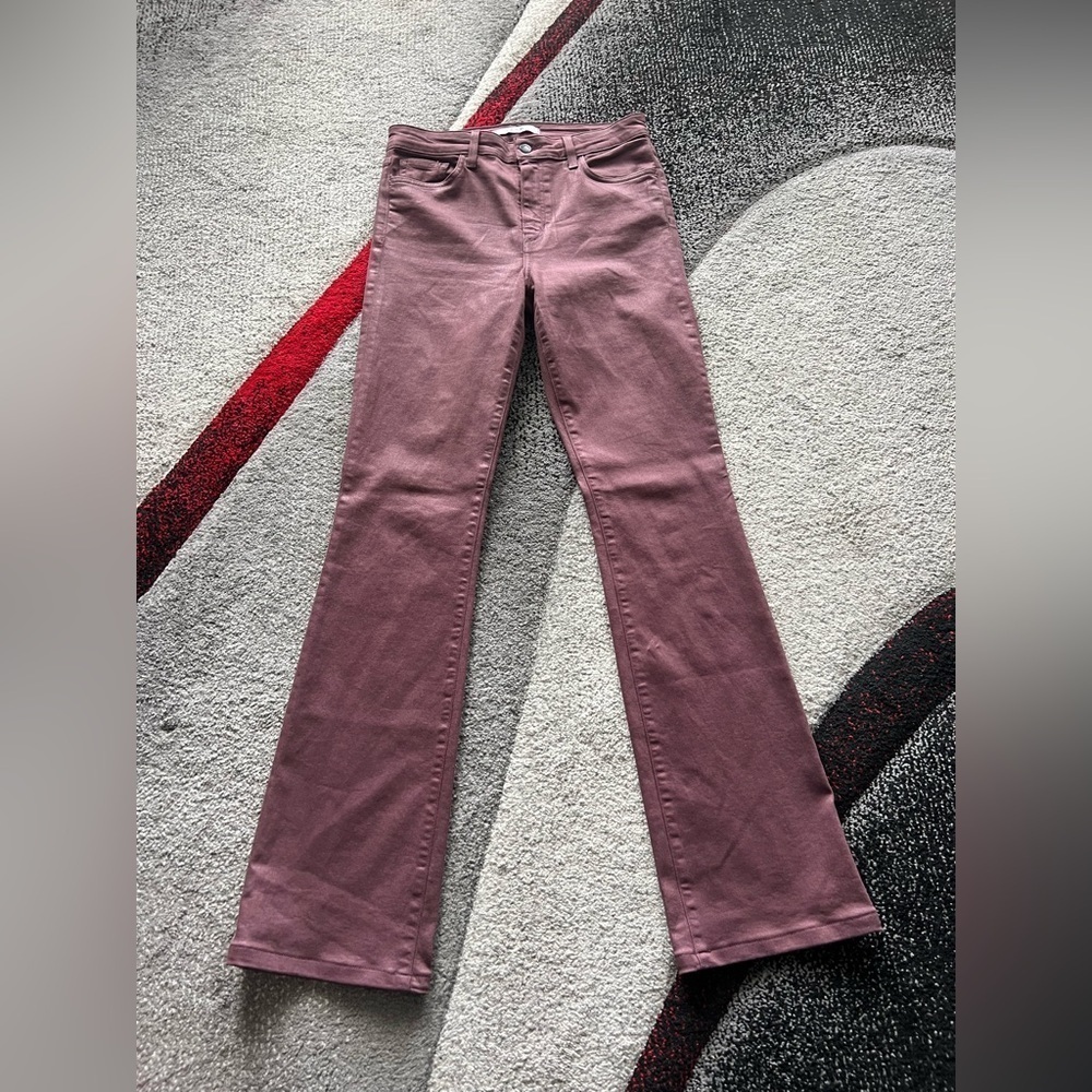 Joe’s Jeans High Rise Hurtleberry Coated Flared Jeans